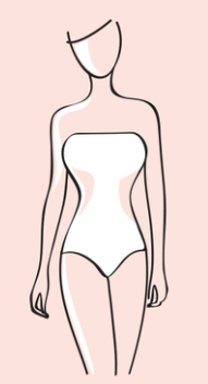 inverted triangle body type
